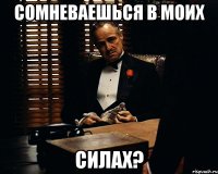 Сомневаешься в моих силах?