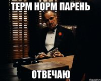 Терм норм парень отвечаю