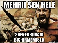 MEHRII SEN HELE SHEKERBURANI BISHIRMEMISEN