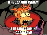 я не сдам!не сдаам! я не сдааааам!не сдааааам!