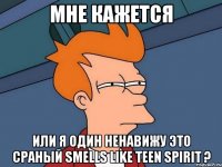 МНЕ КАЖЕТСЯ ИЛИ Я ОДИН НЕНАВИЖУ ЭТО СРАНЫЙ Smells Like Teen Spirit ?