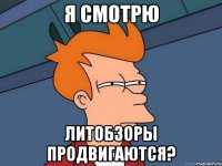 Я смотрю литобзоры продвигаются?