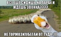 Все ещё сидишь на парах и ждешь звонка???? Не тормози)убегай от туда ;)))