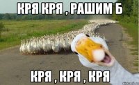 Кря кря , рашим Б Кря , кря , кря