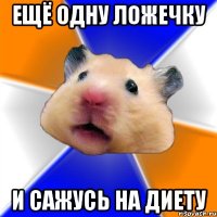 ЕЩЁ ОДНУ ЛОЖЕЧКУ И САЖУСЬ НА ДИЕТУ