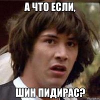 А ЧТО ЕСЛИ, ШИН ПИДИРАС?