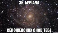 Эй, мучача Сеноженских снов тебе