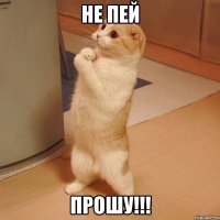 НЕ ПЕЙ ПРОШУ!!!