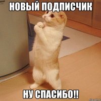 Новый подписчик ну спасибо!!