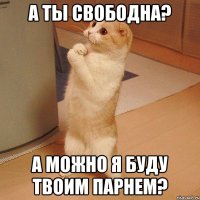 А ты свободна? А можно я буду твоим Парнем?