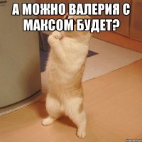 А можно Валерия С Максом Будет? 