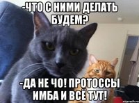 -Что с ними делать будем? -Да не чо! Протоссы имба и всё тут!