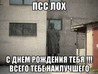 Псс лох С Днем рождения тебя !!! Всего тебе наилучшего