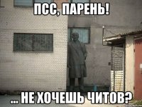 ПСС, ПАРЕНЬ! ... не хочешь читов?