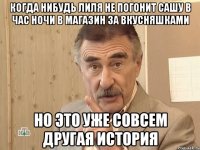 Когда нибудь Лиля не погонит Сашу в час ночи в магазин за вкусняшками Но это уже совсем другая история