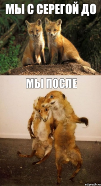 мы с серегой до мы после