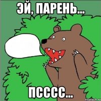 Эй, парень... псссс...