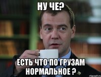 Ну че? Есть что по грузам нормальное ?