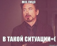 МОЕ ЛИЦО В ТАКОЙ СИТУАЦИИ=(