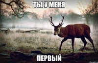 ТЫ У МЕНЯ ПЕРВЫЙ