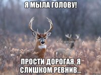 Я мыла голову! Прости дорогая, я слишком ревнив...