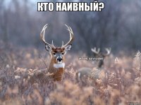 кто наивный? 