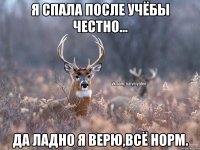 я спала после учёбы честно... да ладно я верю,всё норм.