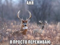 Аня Я просто переживаю