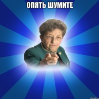 опять шумите 