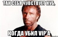 Так себя чувствует нуб, когда убил VIP'а