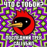 Что с тобой? Последний трек CALI убил