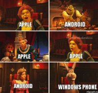 APPLE ANDROID APPLE APPLE ANDROID WINDOWS PHONE