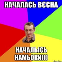 Началась вєсна началысь намьоки)))