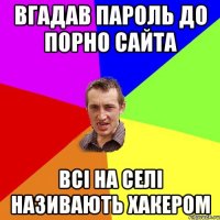 Вгадав пароль до порно сайта всі на селі називають хакером