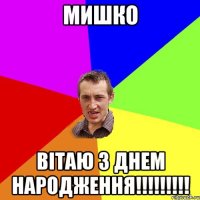 Мишко Вітаю з ДНЕМ НАРОДЖЕННЯ!!!!!!!!!