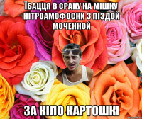 їбацця в сраку на мішку нітроамофоски з піздой моченной за кіло картошкі