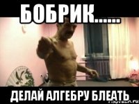 бобрик...... делай алгебру блеать