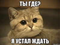 Ты где? Я устал ждать