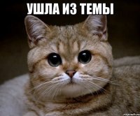 ушла из темы 