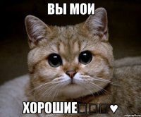 Вы мои хорошиеヅヅヅ♥