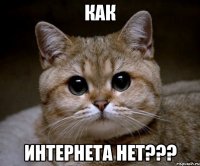 как интернета нет???