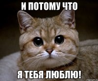 и потому что я тебя люблю!