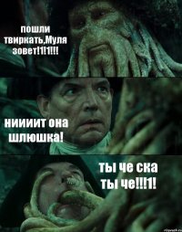 пошли твиркать,Муля зовет!1!1!!! ниииит она шлюшка! ты че ска ты че!!!1!