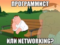 программист или networking?