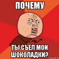 почему ты съел мои шоколадки?