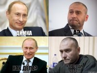 ДИМКА А? КАК ДЕЛА? КАК САША БЕЛА...