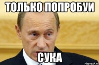 Только попробуи Сука