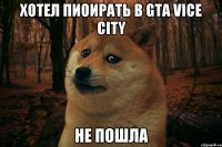 ХОТЕЛ ПИОИРАТЬ В GTA vice city НЕ ПОШЛА