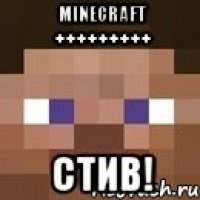 MINECRAFT +++++++++ СТИВ!