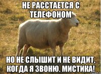 Не расстается с телефоном Но не слышит и не видит, когда я звоню. Мистика!